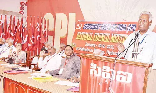 CPI national general secretary D Raja indisposed
