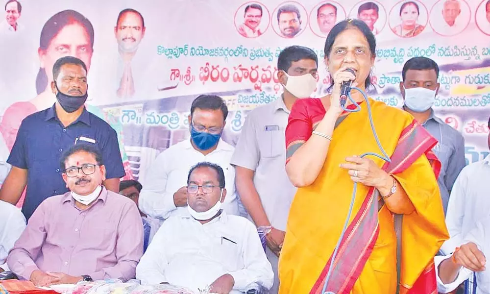 Telangana Education Minister Sabita Indra Reddy