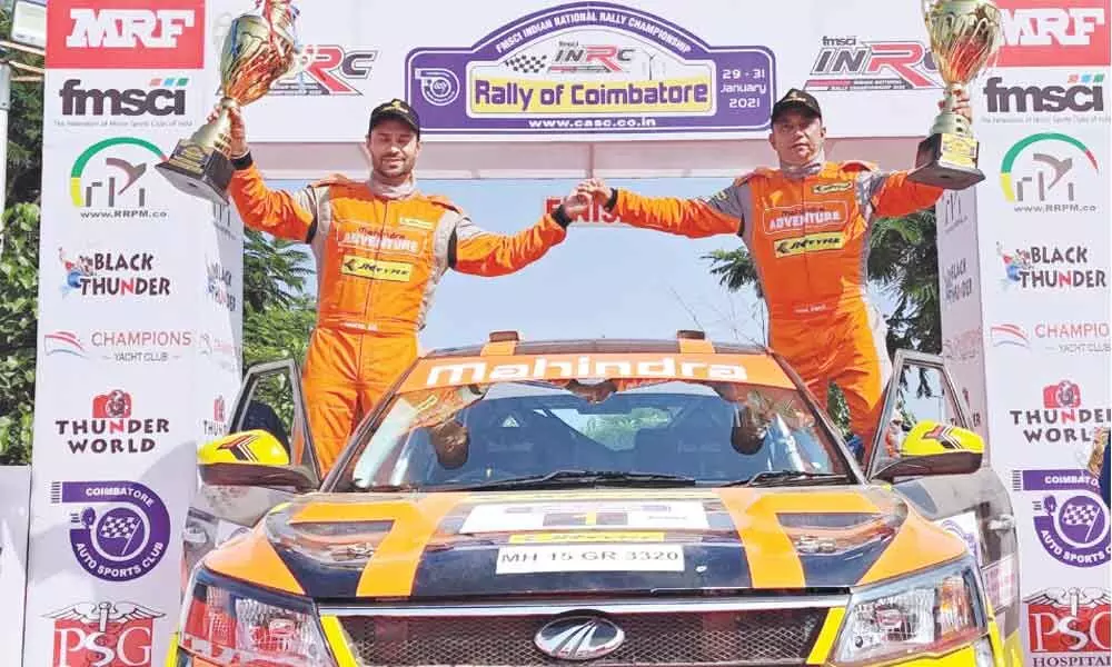 Gill blazes to National Rally Championship title