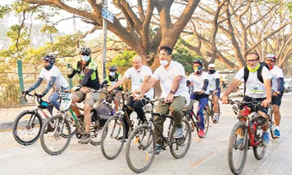 GAIL organizes cyclothon to create awareness on fuel conservation