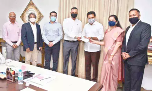 Synchrony donates `50 lakh to CMRF