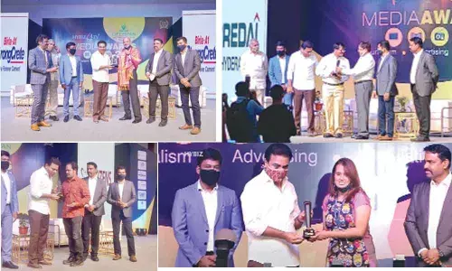 Hans India, HMTV staff win laurels at Hybiz awards fete