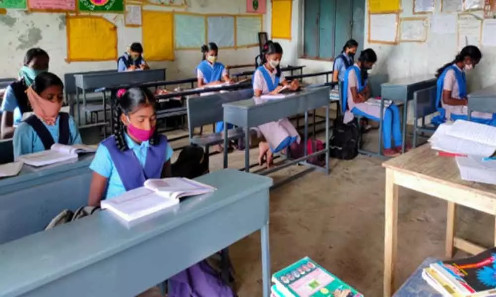Schools and colleges in Telangana have been reopened today.