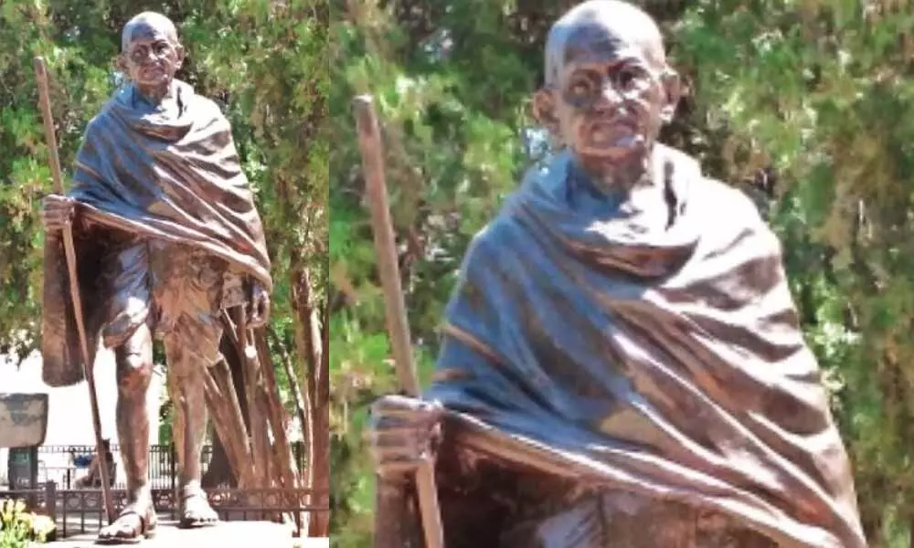 Biden spokesperson condemns Gandhi statue desecration