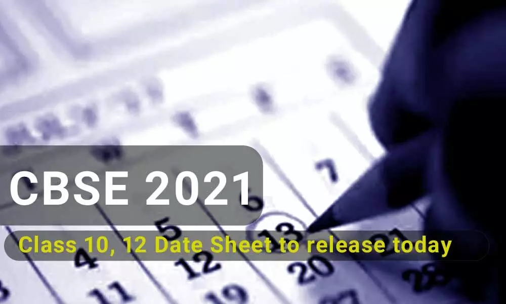 CBSE 2021: Class 10, 12 Date Sheet to release today; Know how to download