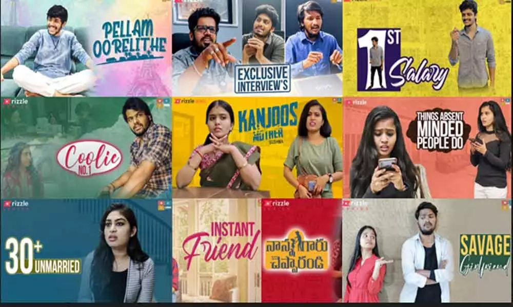 Rizzle and Tamada Media bring out fresh Telugu Short Series