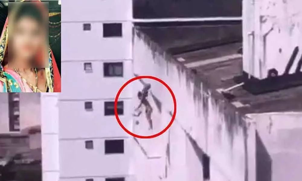 Woman jumps off building with 8-month-old baby in Hyderabad