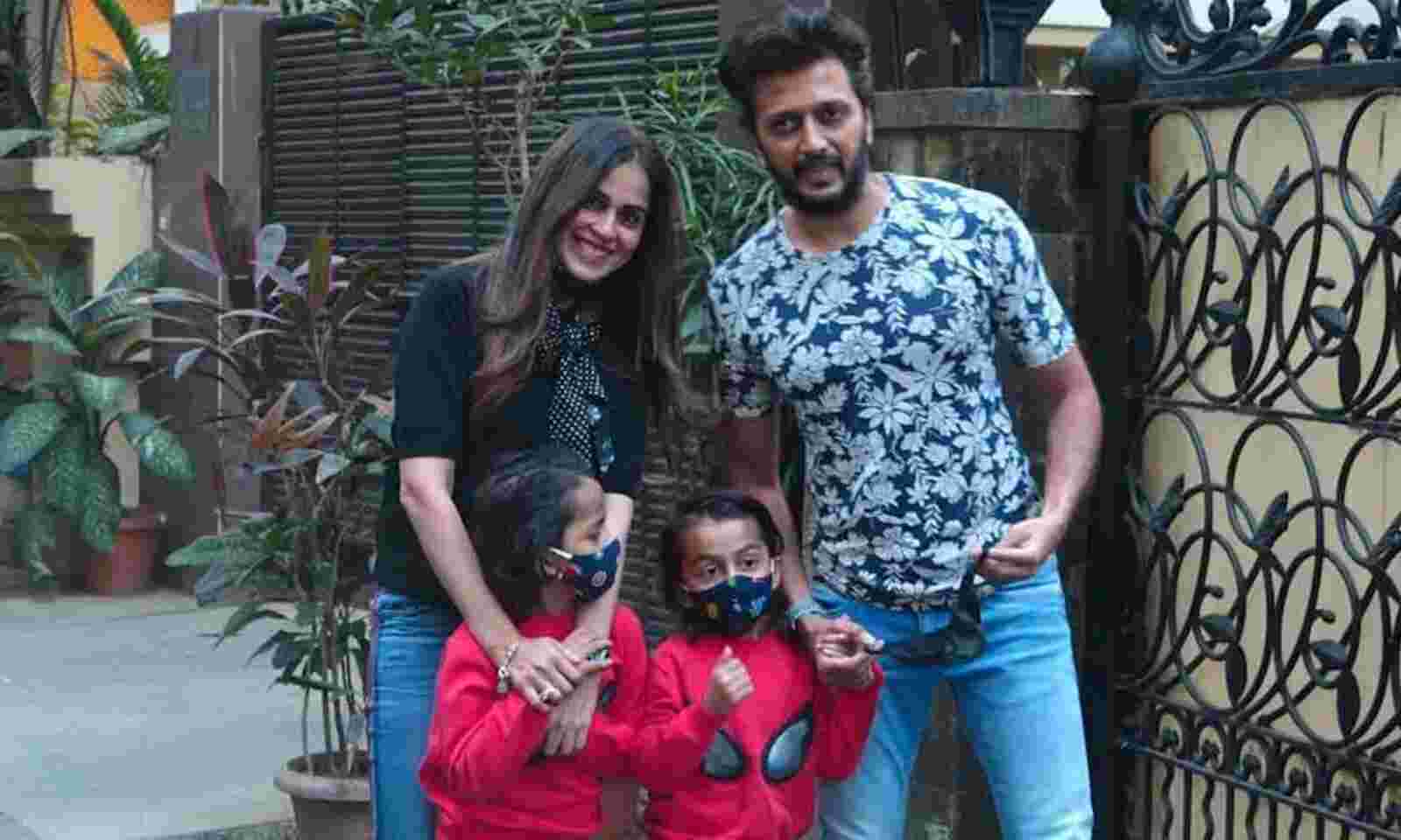 Genelia D Souza Drops A Cute Video With Her Kids Riaan And Rahyl