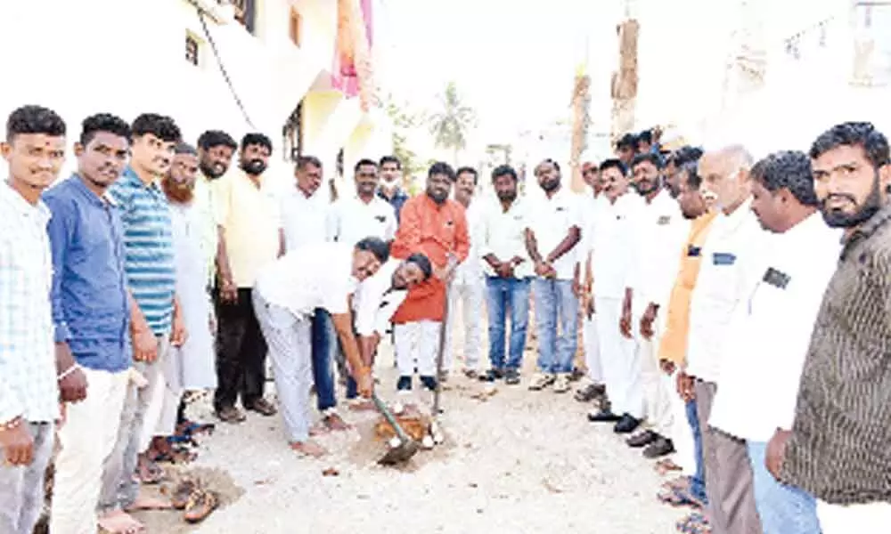 Foundation laid for development works