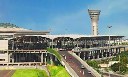 Rajiv Gandhi International Airport in Hyderabad