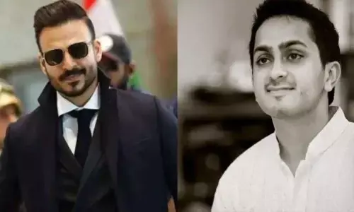 Vivek Oberoi and Vivek Oberois brother Aditya Alva