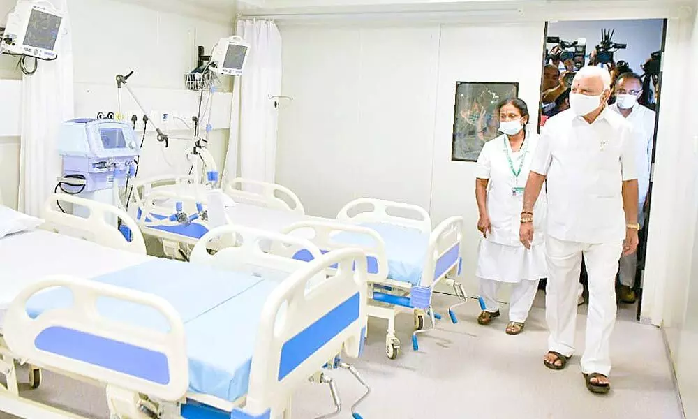 Karnataka CM BS Yediyurappa unveils modular ICU unit