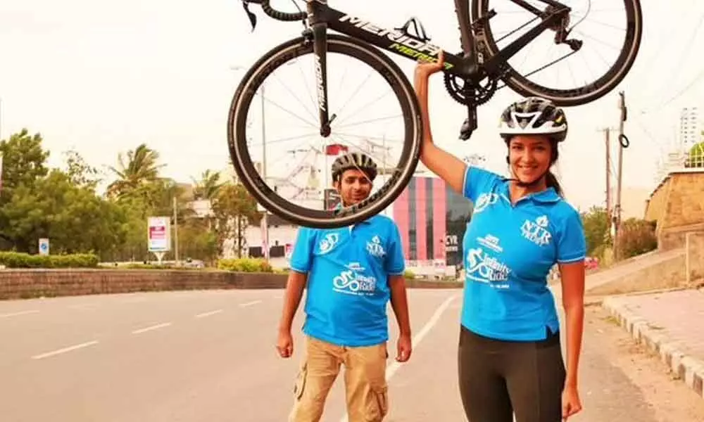 Lakshmi Manchu to cycle 100km to support differently-abled for sports