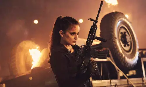 Kangana Ranaut Dropped Two New Pics From Her Upcoming Movie ‘Dhaakad’