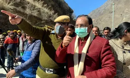 Nishank visits Uttarakhand disaster site, takes stock of rescue measures