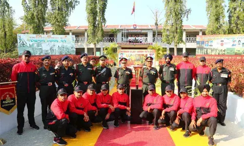 Victory Mashaal arrives at Artillery Centre