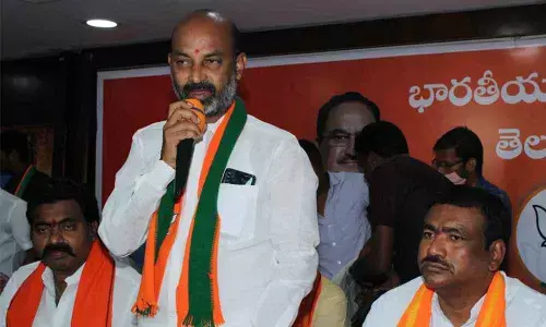 Telangana BJP chief Bandi Sanjay Kumar