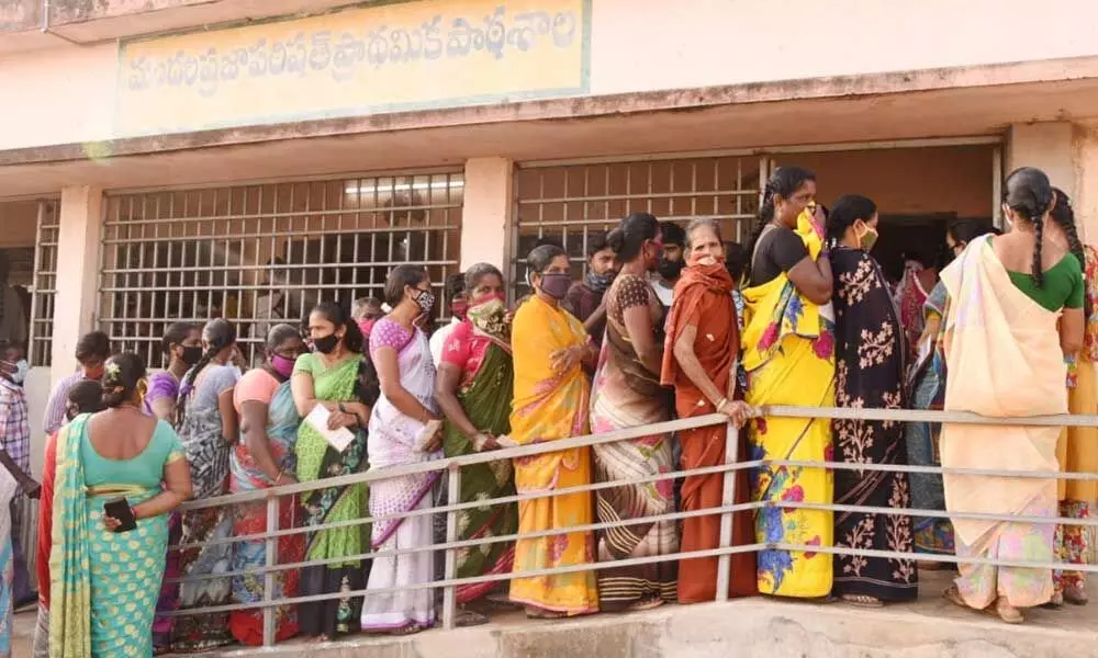 AP Panchayat Elections 2021: 18 percent Polling registered in first two hours
