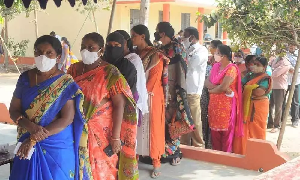 Krishna district records highest turnout with over 85% polling