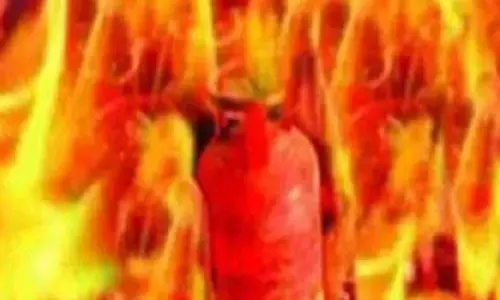 4 hurt in fire after cylinder explodes in Noida company