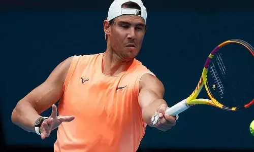 Spanish tennis player Rafael Nadal