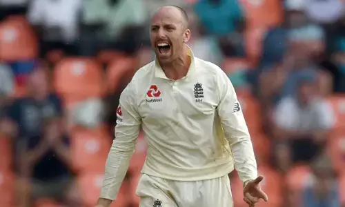 Left-arm spinner Jack Leach
