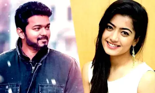 Thalapathy Vijay and Rashmika Mandanna