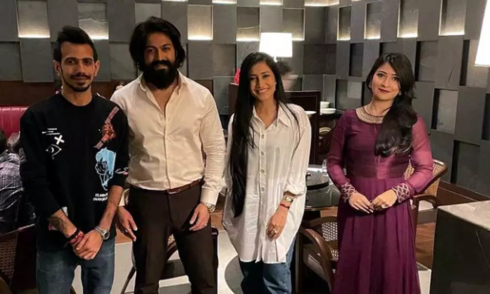 When Chahal-Dhanushree Met KGF Actor Yash And His Wife Radhika