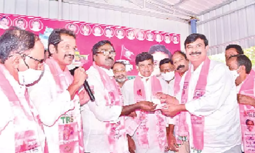 Puvvada launches party membership drive in Khammam