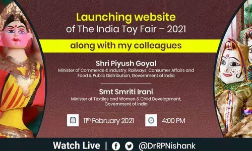 First-ever India Toy Fair to be organised from 27th February to 2nd March