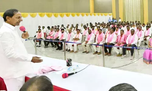 When KCR turned teacher