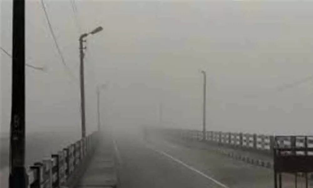 Fog in Jammu as mercury rise in J&K, Ladakh