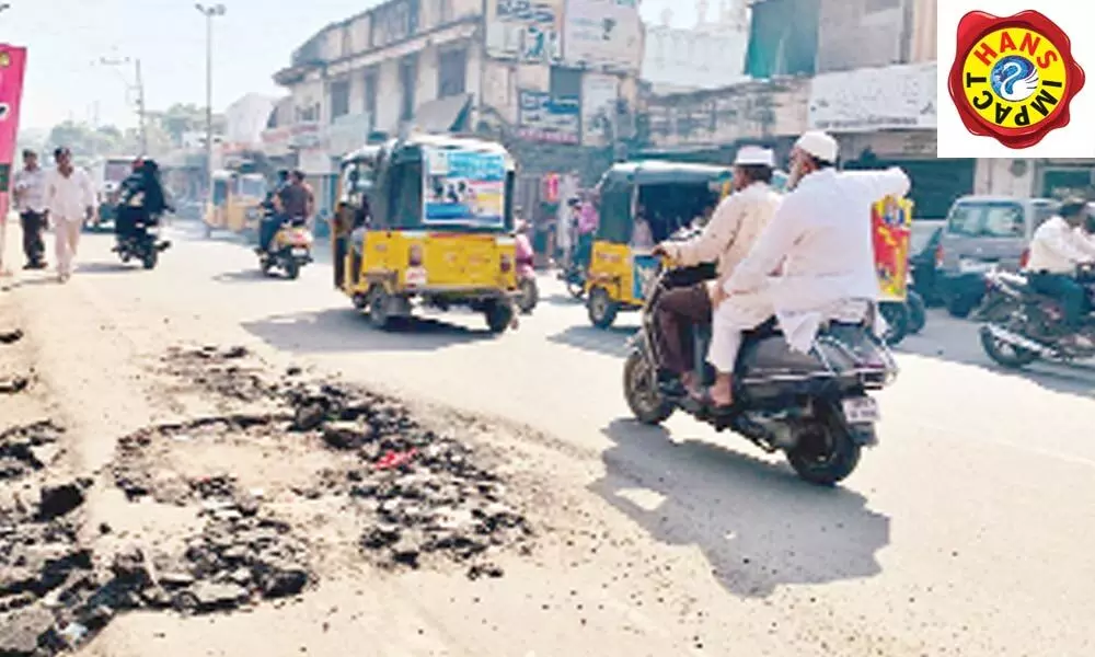 GHMC takes up road levelling works