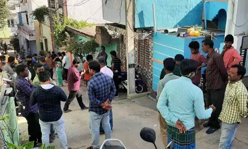 Relatives and friends gathered at the houses of the accident victims in Madanapalli on Sunday