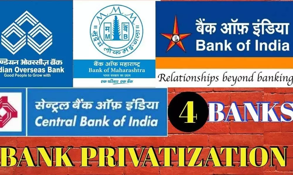 Centre may put 4 banks on sale
