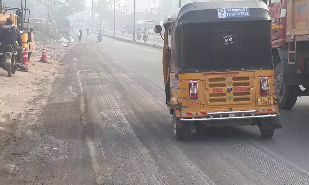 Road works turn Attapur a perilous zone