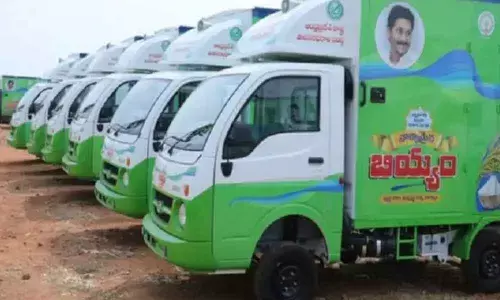 Ration door delivery vehicles