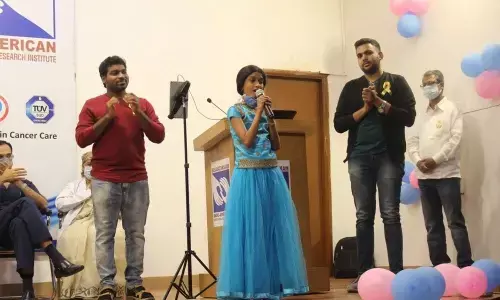 Child patients steal cancer awareness show