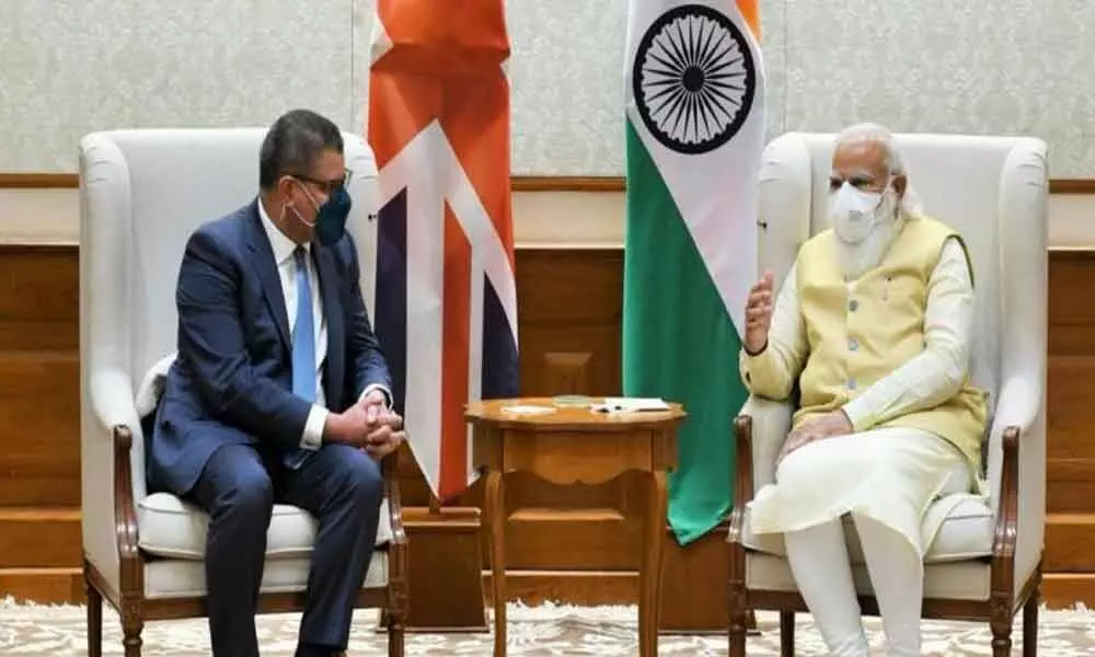 Prime Minister Narendra Modi on Tuesday met Alok Sharma, President of the 26th United Nations Climate Change Conference (COP26) and held discussions on India-UK cooperation on climate change agenda and upcoming COP26.