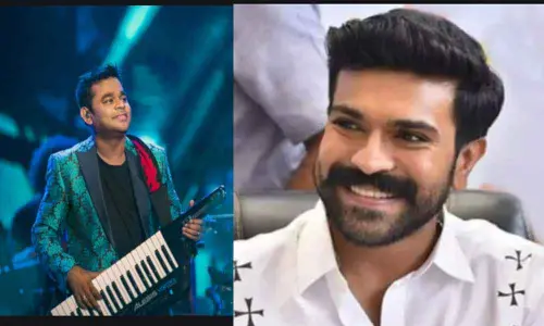 AR Rahman and Ram Charan