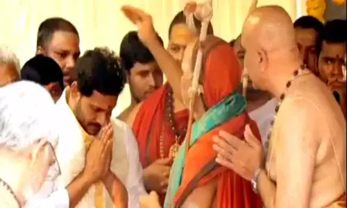 YS Jagan to attend Visakha Sarada Peetham annual celebrations tomorrow, likely to meet employees JAC