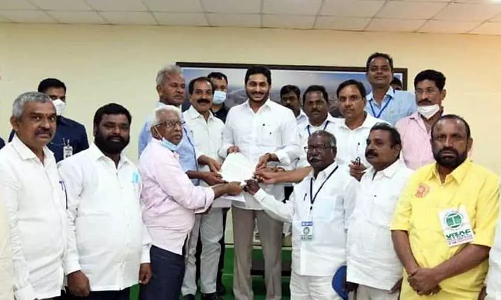 Will make assembly resolution over Vizag steel plant if required, YS Jagan assures union leaders