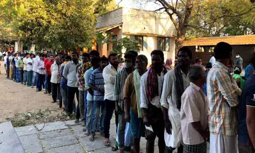 AP Gram Panchayat Elections 2021: 11.74 percent polling registered till 8.30 am