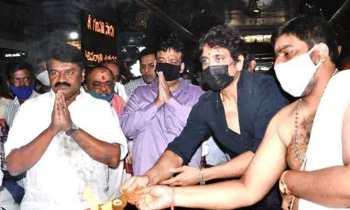 Nagarjuna launch of his next new movie in Lord Ganesha temple