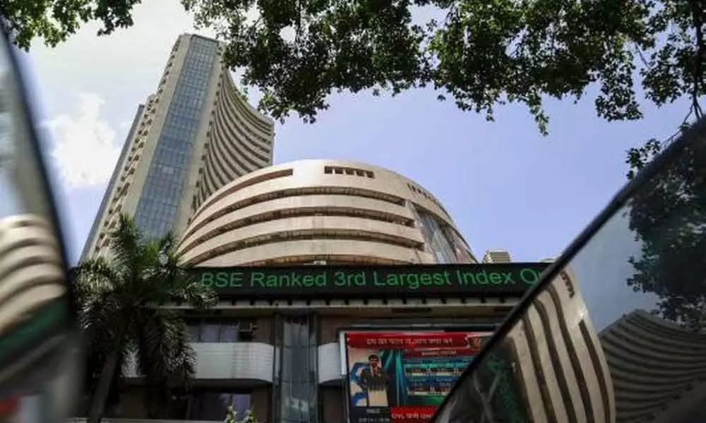 Sensex down 500 points, gives up 51,000-mark