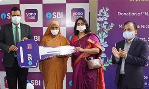 SBI gesture to senior citizens care home
