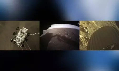 NASA rover sends 1st colour images of Mars, a selfie too