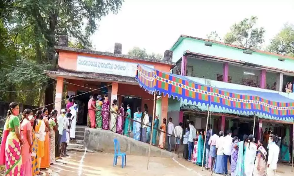 AP Gram Panchayat Elections 2021: Polling for fourth phase begins across the state