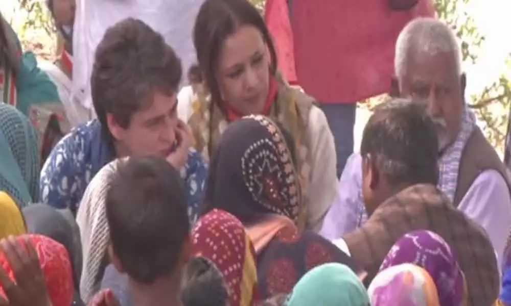 Priyanka Gandhi reaches UP