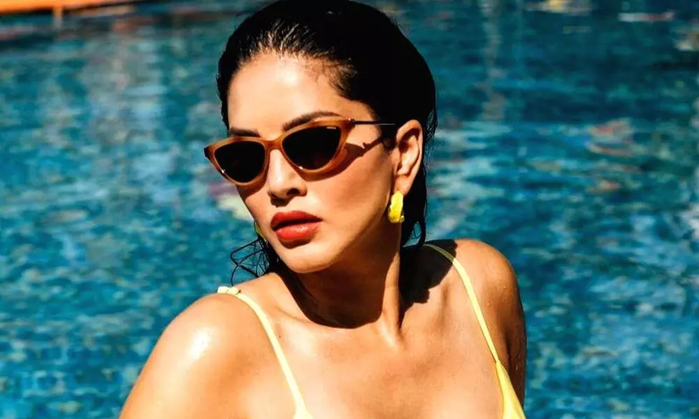Sunny Leone unleashes ‘Monday distraction’ from the pool